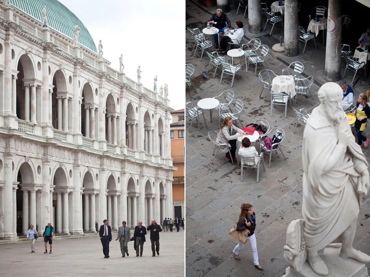 Bar centrale con cameriere - Fotografia di Enrico Fantoni