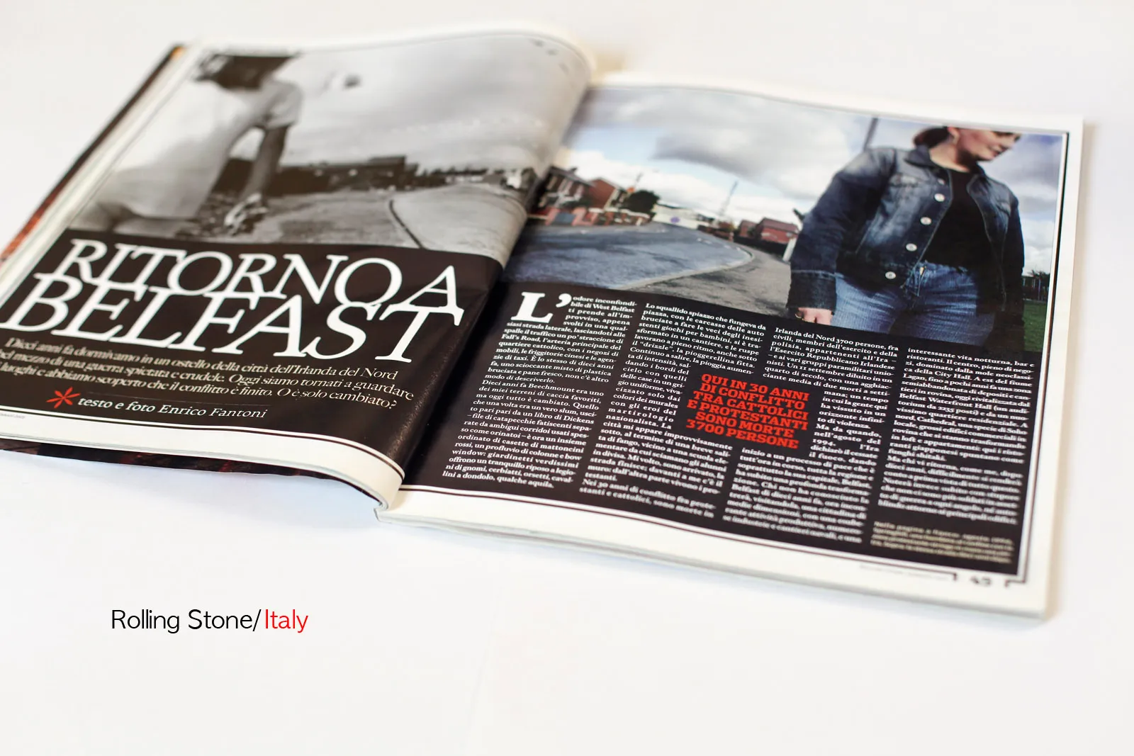 Pubblicazione editoriale - Fotografia di Enrico Fantoni